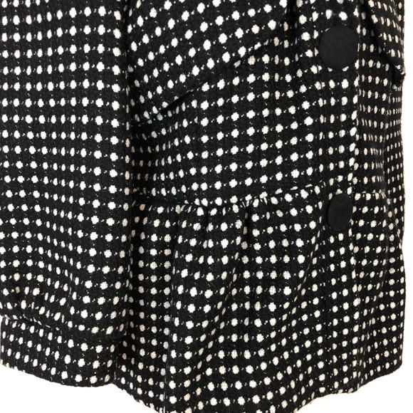 Hazel Anthropologie Coat Large Wool Jacket polka - Picture 4 of 8
